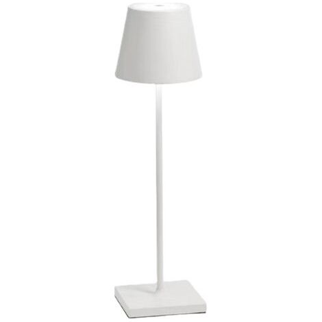 Lampada a LED, interruttore touch, alta luminosità, lampada da tavolo senza fili, intensità regolabile, ricaricabile, design moderno e sottile, batteria da 3600 mAh, ideale per camera da letto, uffici