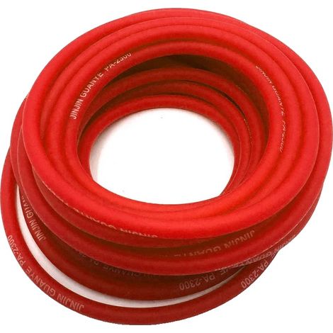 Tubo flessibile per gasolio, lunghezza 10 metri, design flessibile, 10M ROSSO (1/2)