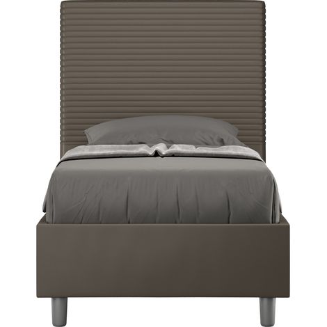 Letto Singolo 90x210 cm Senza Rete Focus Cappuccino (1/4)