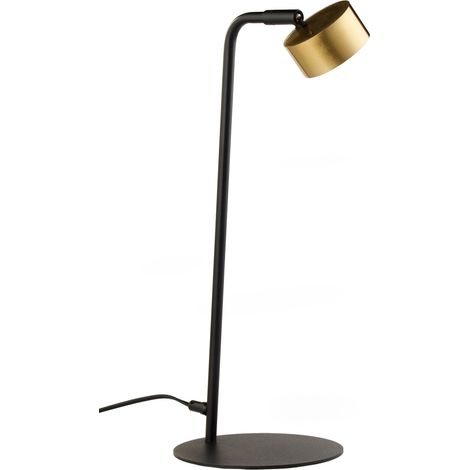 Lampe de bureau moderne noire et dorée réflecteur 1xGX53 12W Sigma Lighting BAR (1/4)