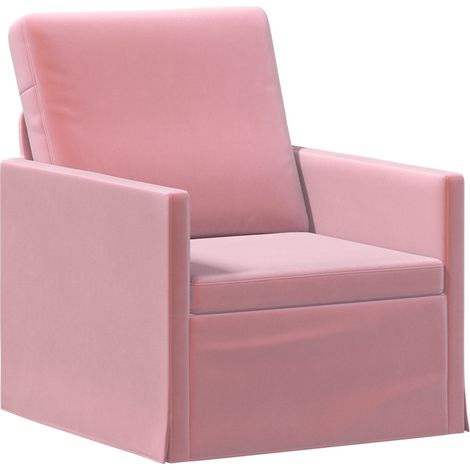 Armchair Pink 70 x 81 x 82 cm Velvet vidaXL (1/5)