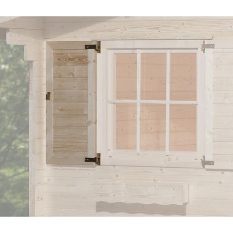 Fensterladen 1-Seitig für Fenster 91 x 91
