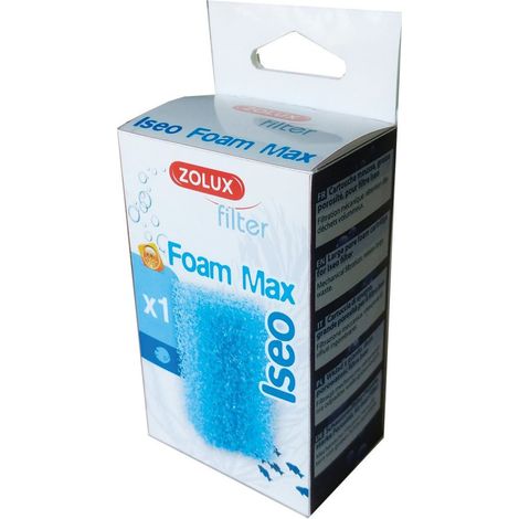 Zolux – Filtre mousse grosse porosité pour aquarium ISEO – Cartouche de rechange – Filtration mécanique pour déchets volumineux – 5.8 x 4 x 9.7 cm