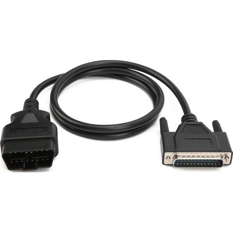 Adaptateur de câble OBD2 mâle vers DB25 mâle 16 broches 102 cm/40 pouces, remplacement pour programmateur de clés SBB V33 (1/5)