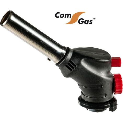 comgas soldador soplete pistola a botella 227 gr.  con piezo giro 360 º  gt200