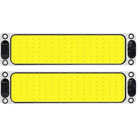 2 COB 108 LED-Deckenleuchten, weiß, 12V/24V, kabelgebunden, Innenbeleuchtung (1/5)