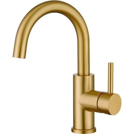 Bonde de Lavabo Noir Sans Trop Plein, Bonde de Lavabo Pop Up Noir Universelle, Bonde de Vidage Sans Trop Plein, Bonde de Vidange Sans Trop Plein, Bonde Pop Up Automatique pour Vasque a Poser, (1/4)