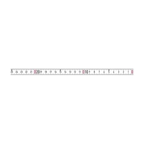 Cinta métrica bmi 357004001RNL-SK acero lacado autoadhesiva