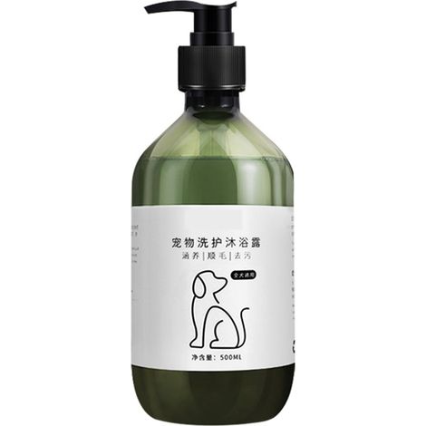 Shampoing pour animaux de compagnie, 500ml, élimination des odeurs, nettoyage doux des cheveux, douche hydratante et nourrissante pour chiens et chats, bain, toilettage (1/5)
