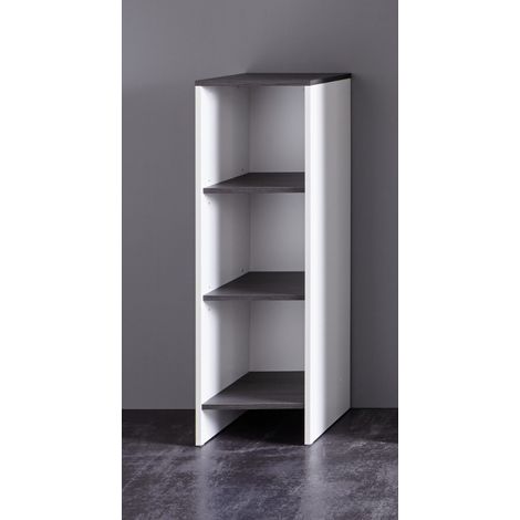 Etagère de salle de bain contemporaine blanche Toscane (1/3)