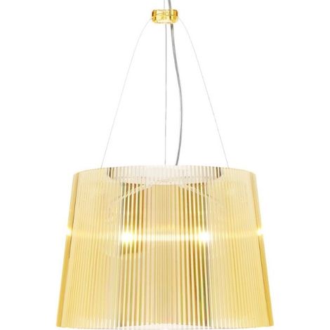 Lampadario a sospensione cristallo Giallo Kartell Gé G9080P4 (1/2)