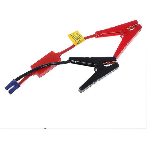 Câble d'alimentation de secours avec pince crocodile pour batterie de voiture ou camion, démarreur de secours 12