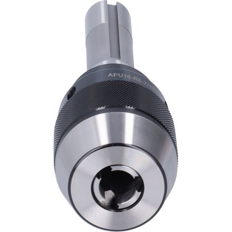 Mandrin de perçage intégré auto-serrant à queue droite pour fraiseuse, pince APU16-R8-7/16 (1/5)