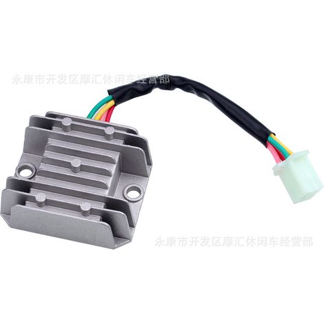 Motorcycle ATV off-road accessories 12V four-pin CG125/150/200/250 GY6 rectifier voltage regulator (1/5)