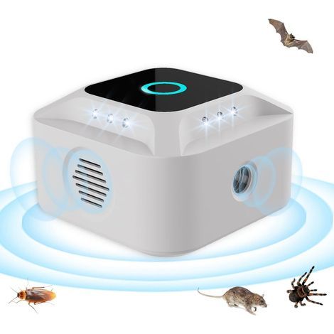 Ultrasonic Mouse and Rat Repeller, Mouse Repellent with Flashing Light, 3 Modes Anti-Mole Repellent (1/4)
