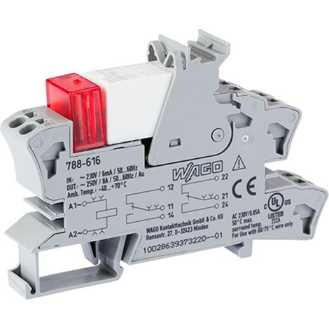 Modulo relè industriale WAGO 788-616 8 A 230 V