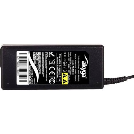 Alimentatore Zebra Akyga AK-ND-72 TLP2844 LP2844 LP3844-Z GK888 19V 4.22A 5.5x2.5 mm