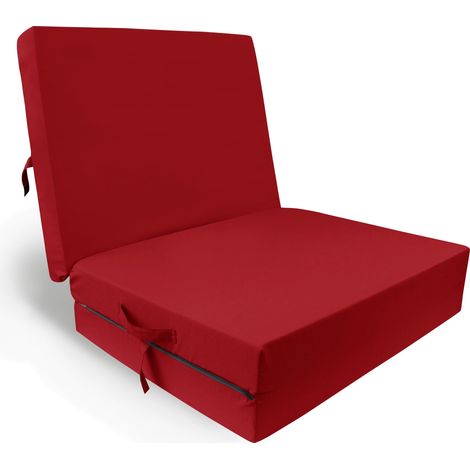 HERLAG Klappmatratze Senior (Klapp-Matratze, Farbe rot, Maße 195x85x10 cm) (1/5)