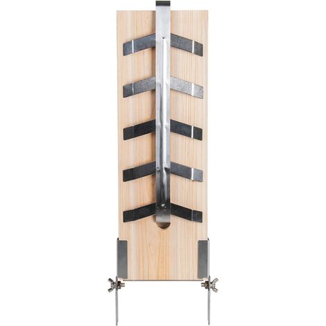Esschert Design Lachs-Räucherbrett 56 cm - Zedernholz & Edelstahl (1/3)
