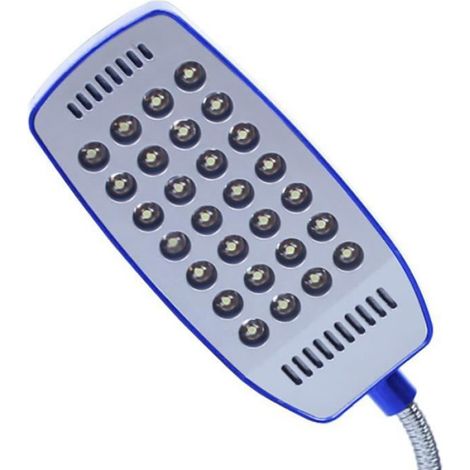 Lampe USB - Éclairage LED Flexible avec 28 Diodes - Pour Clavier Ordinateur Portable - 27 cm × 5 cm × 2 cm - 1 Pièce (1/3)