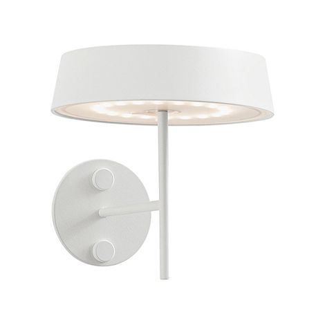 Applique portative Inemuri Blanc LED 2,2W 2700K IP54, rechargeable par USB, crochet magnétique, variateur tactile - Rossini Illuminazione (1/5)