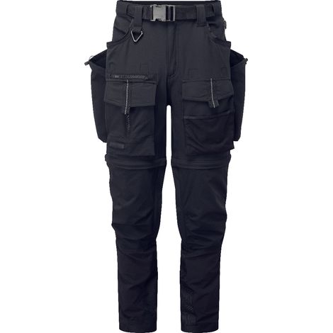 Pantaloni Modulabili Ultimi 3 in 1 - 36 - Nero/giallo - Portwest