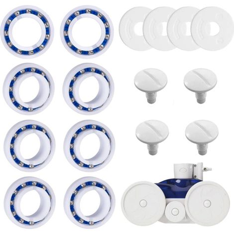 Kit de reparación de 16 piezas para limpiafondos, rodamientos C60, pernos C55, arandelas C64, para Polaris 180 280 (1/5)