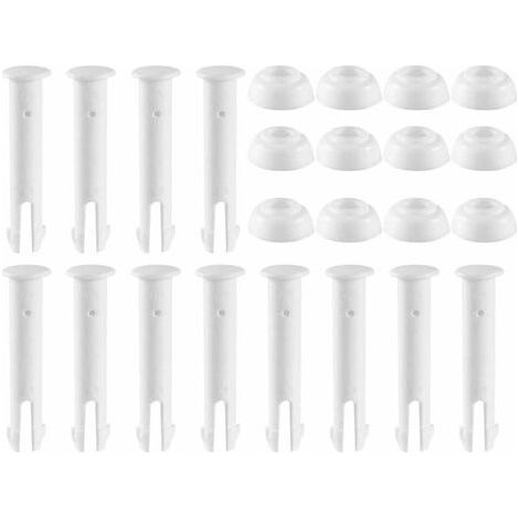 Lot de 12 goupilles de rechange pour piscine - Pièces de rechange pour joints de piscine - Pour cadres et joints de pièces de rechange (1/5)