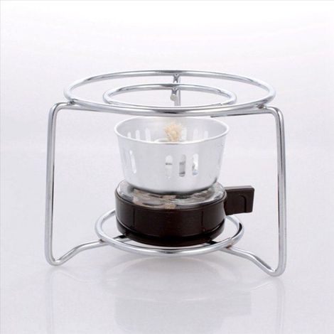 2X Mini Support de Brûleur à Gaz de Table Support de Cuisinière à Gaz Butane pour Camping Support Chauffant Bougie Lampe à Alcool (1/5)