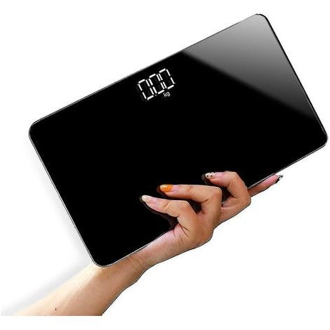 Reisewaage: Kleine, tragbare digitale Badezimmerspiegelwaage (Mini-Elektronikwaage für die persönliche Gesundheit, USB-aufladbar) (1/5)