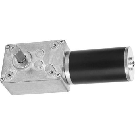 Moteur À Engrenage À Vis Sans Fin - 12 V - Arbre 8 mm - Réversible - Pour Automatisation De Portails Et Volets Roulants - 1 Pièce (1/4)