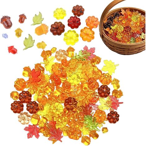 Jarrón de otoño Decoración de mesa acrílica con y (1/5)