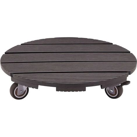 Gartenhaus nature plant stand Räder WPC 38 cm 8,6 cm (1/3)