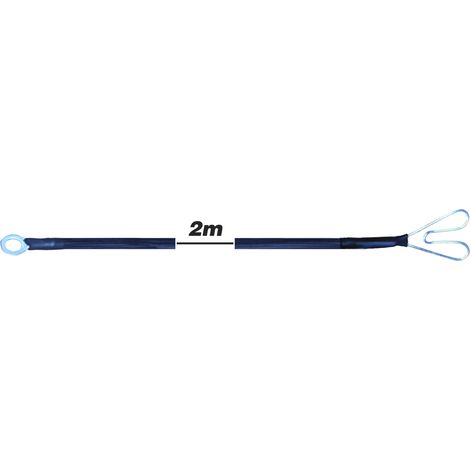 Electra Zaunkabel PROFI - mit Ringöse und Herzklemme, 2 m