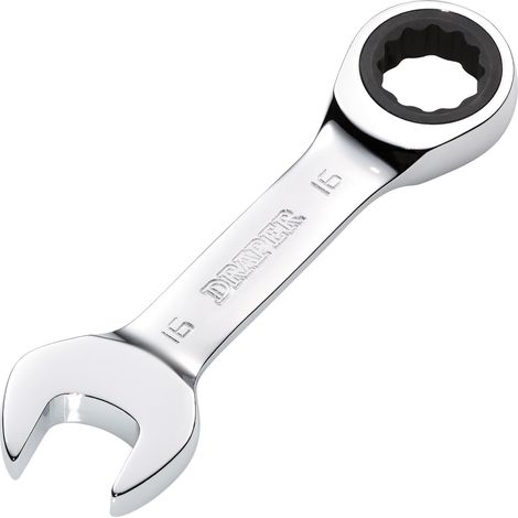 Draper 16mm Hi-Torq Stubby Ratcheting Combination Spanner (Model 27911)
