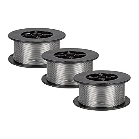Fülldraht – 3er-Pack – Stahl – Gasloses Schweißen – 0,6 mm x 197 m (1/2)
