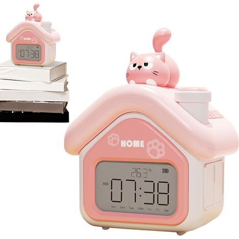 Réveil Enfant Garçon Décoration Chevet Fournitures Maison (1/5)