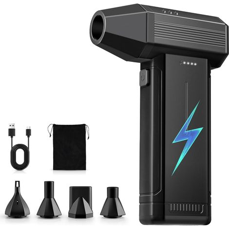 Souffleur Air Comprimé avec Lumière LED, 3 Vitesses 150000tr/min (1/5)
