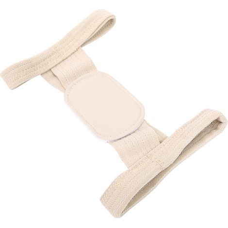 Correcteur de posture pour adultes et enfants, ceinture de soutien lombaire et de correction de la cyphose, beige, taille L