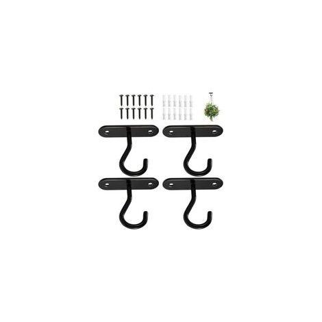 Un crochet mural de 7 cm pour plantes, adapté aux lampes, pots de fleurs, lanternes, mangeoires à oiseaux, carillons éoliens et décorations intérieures et extérieures. (1/5)