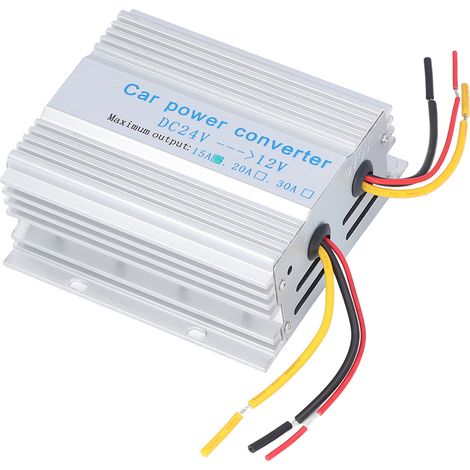 DC 24V auf 12V 15A 180W Abwärtsspannungswandler, Kfz-Leistungsregler, Abwärtstransformator, 24-12V Stabilisatormodul, 180W Netzteil. (1/5)