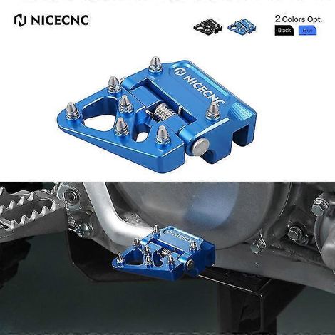 Embout de pédale de frein arrière repliable pour Yamaha YZ125, YZ250, YZ250F, YZ125X, YZ250X, YZ400F, YZ426F, WR250F, WR400F, WR426F - Noir (1/5)