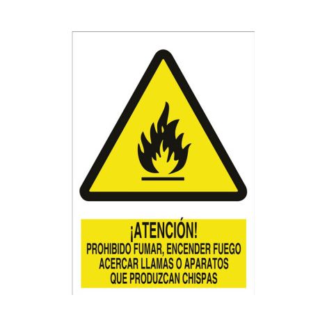 Señal poliestireno 420x297mm, 1,5mm de grosor, adhesiva y varios tamaños disponibles.