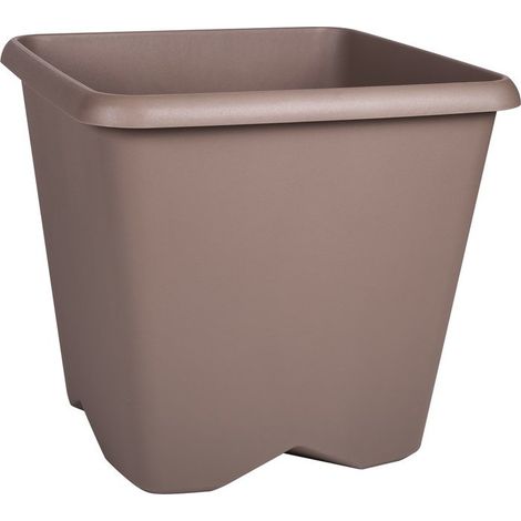 Blumentopf Quader Chorus 35,6l Taupe - Eda