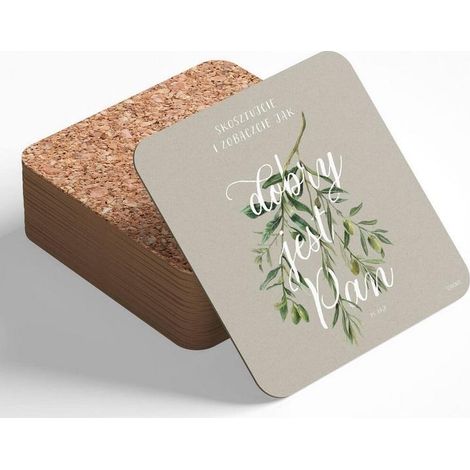 Posavasos de corcho: degusta y observa
