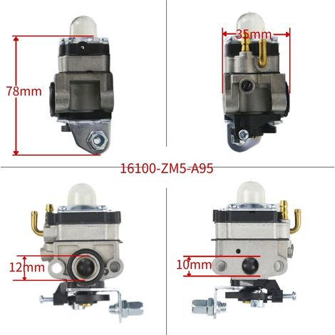 Lawn mower carburetor 16100-ZM5-A95 for GX25, GX25N, GX25NT, GX22, GX31 and FG100 (1/3)