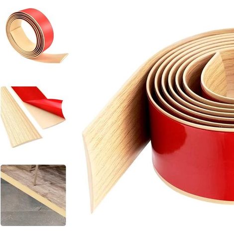 Tira de transición de PVC para suelos，Tiras autoadhesivas para revestimiento de suelos laminados，Tira de borde para alfombras de puertas (1/5)