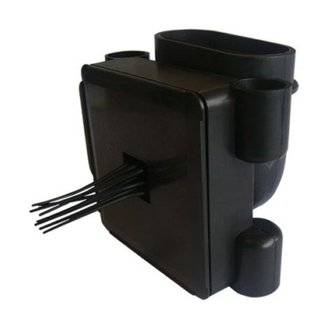 Contre prise d'aspiration centralisée ovale série SlimLine Vac pour cloison 70 mm, SACH TA6063-SC