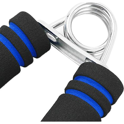Griffkrafttrainer – Rutschfester Schaumstoffgriff – Unterarmtrainingsgerät für Kinder und Senioren – Blau (1/5)