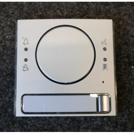 Façade interphone audio à 1 bouton simple aluminium avec support + picto + porte etiquette (MTMFA1P) CAME (1/2)